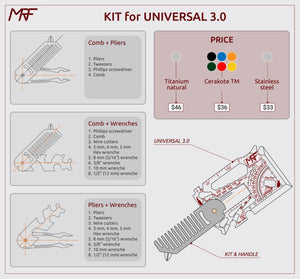 PREORDER Universal 3.0 Upgrade KIT - MRFmultitools